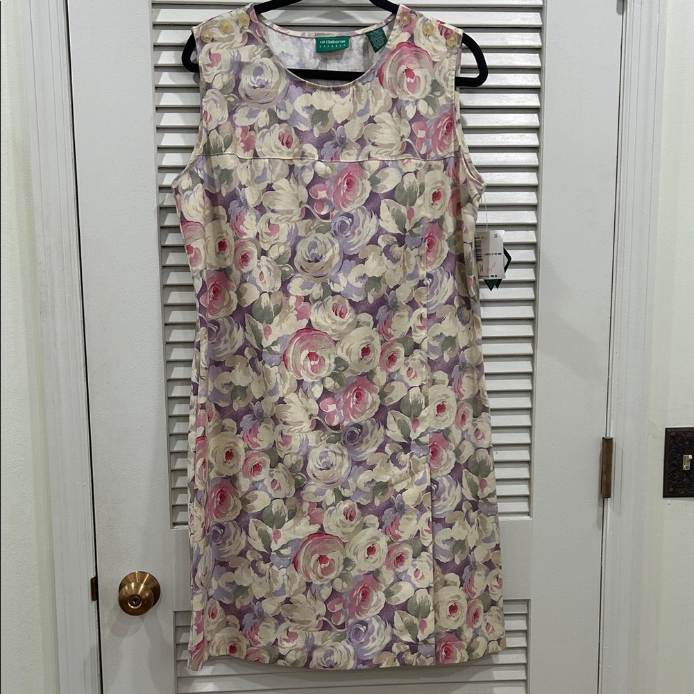 Liz Golf Linen Cotton Culotte Sleeveless Skort Dress